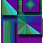Blue and Purple Shapes